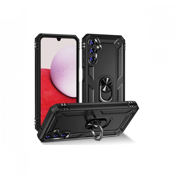 Newface Samsung Galaxy A04S Kılıf Sofya Yüzüklü Silikon Kapak