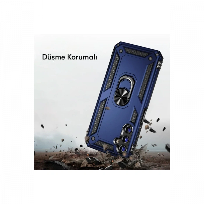Newface Samsung Galaxy A04S Kılıf Sofya Yüzüklü Silikon Kapak