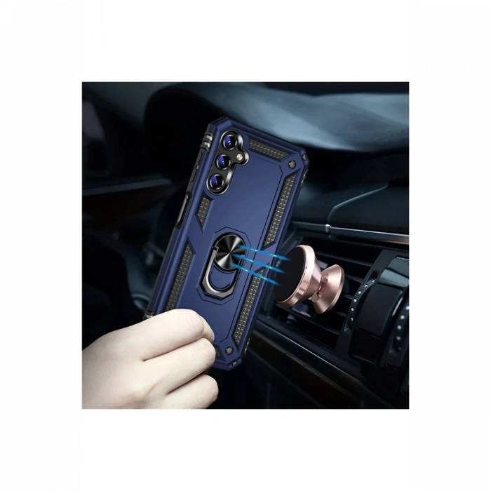 Newface Samsung Galaxy A04S Kılıf Sofya Yüzüklü Silikon Kapak