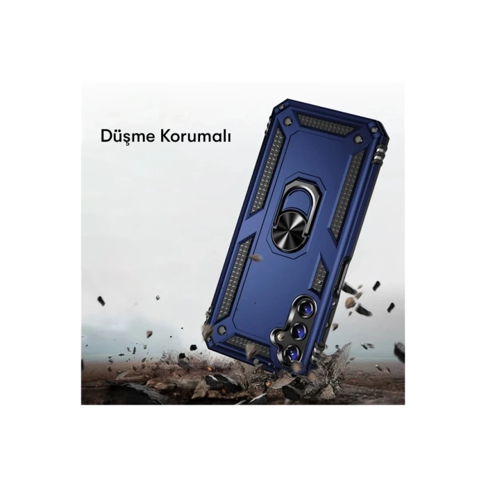Newface Samsung Galaxy A04S Kılıf Sofya Yüzüklü Silikon Kapak