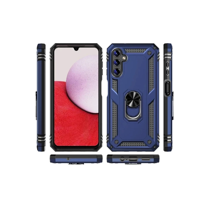 Newface Samsung Galaxy A04S Kılıf Sofya Yüzüklü Silikon Kapak