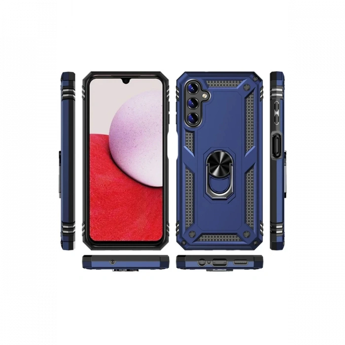 Newface Samsung Galaxy A04S Kılıf Sofya Yüzüklü Silikon Kapak