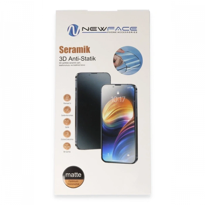 Newface Samsung Galaxy A05 3D Antistatik Mat Seramik Nano Ekran Koruyucu