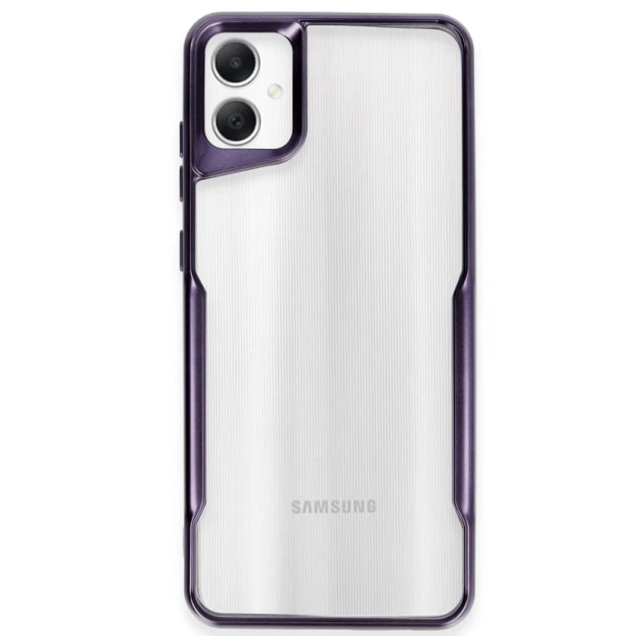 Newface Samsung Galaxy A05 Kılıf Boyi Silikon Kapak - Derin Mor