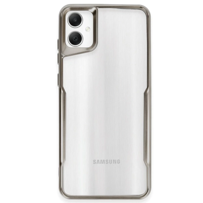Newface Samsung Galaxy A05 Kılıf Boyi Silikon Kapak - Titan Gri