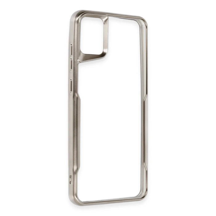 Newface Samsung Galaxy A05 Kılıf Boyi Silikon Kapak - Titan Gri