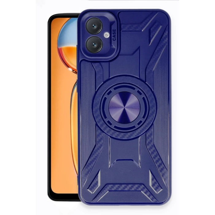Newface Samsung Galaxy A05 Kılıf Lincoln Silikon - Lacivert