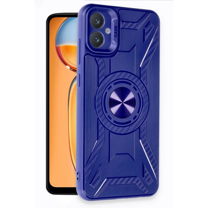 Newface Samsung Galaxy A05 Kılıf Lincoln Silikon - Lacivert