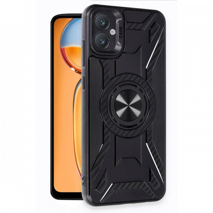 Newface Samsung Galaxy A05 Kılıf Lincoln Silikon - Siyah