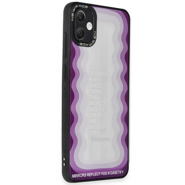 Newface Samsung Galaxy A05 Kılıf Mirror Desenli Kapak