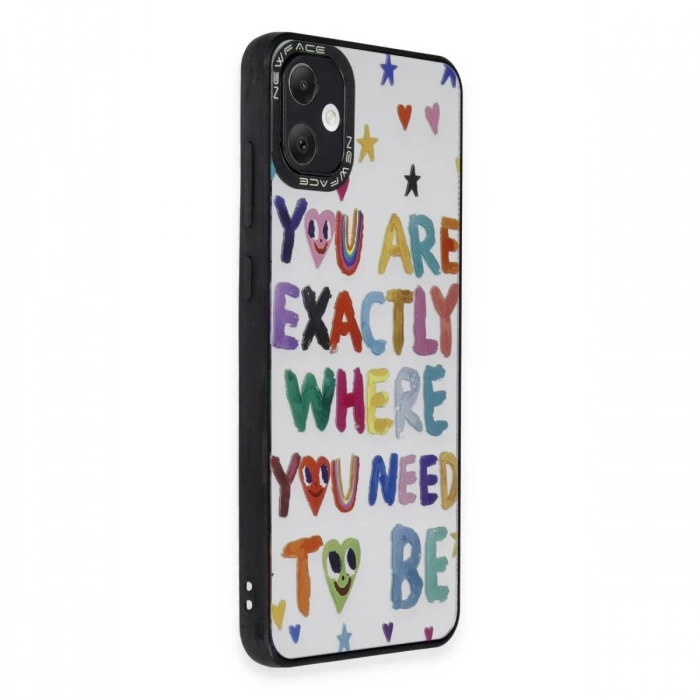 Newface Samsung Galaxy A05 Kılıf Mirror Desenli Kapak