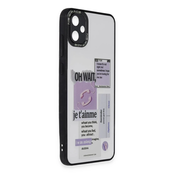 Newface Samsung Galaxy A05 Kılıf Mirror Desenli Kapak