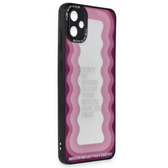 Newface Samsung Galaxy A05 Kılıf Mirror Desenli Kapak - Mirror - 11