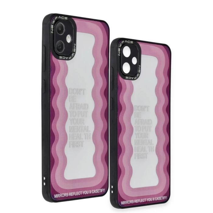 Newface Samsung Galaxy A05 Kılıf Mirror Desenli Kapak - Mirror - 11