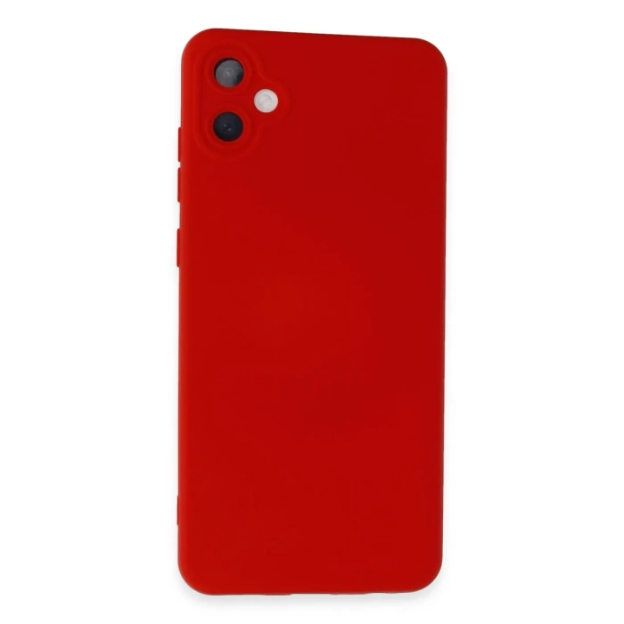 Newface Samsung Galaxy A05 Kılıf Nano içi Kadife Silikon - Kırmızı