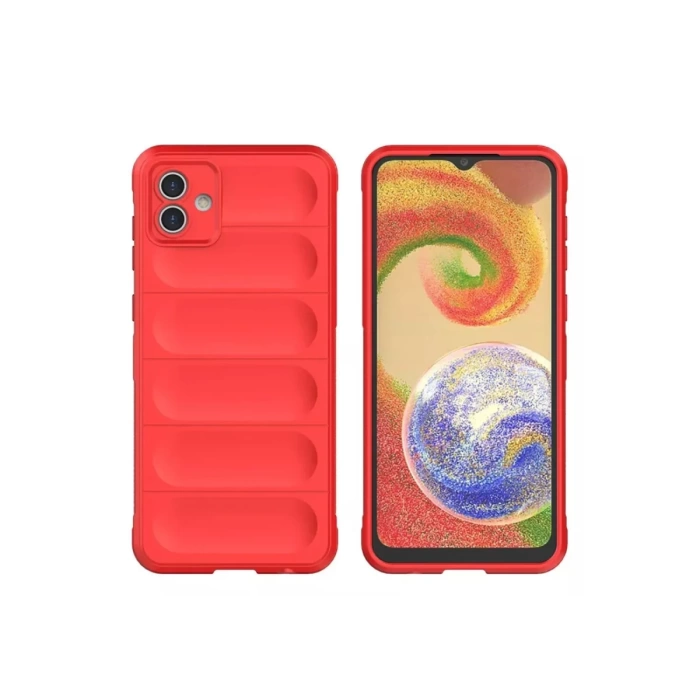 Newface Samsung Galaxy A05 Kılıf Optimum Silikon - Kırmızı