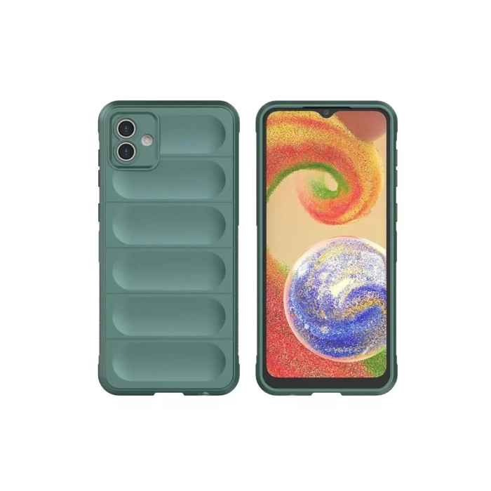 Newface Samsung Galaxy A05 Kılıf Optimum Silikon - Koyu Yeşil