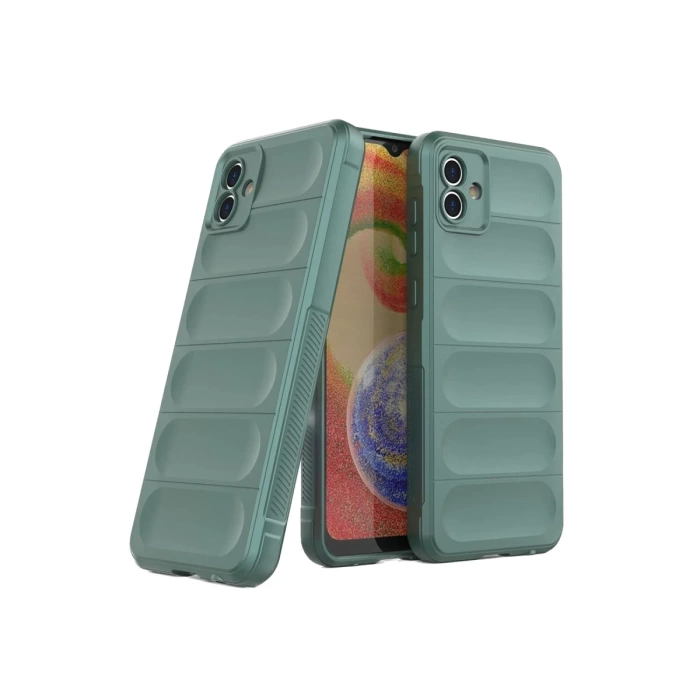 Newface Samsung Galaxy A05 Kılıf Optimum Silikon - Koyu Yeşil