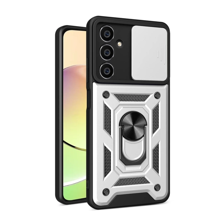Newface Samsung Galaxy A05 Kılıf Pars Lens Yüzüklü Silikon
