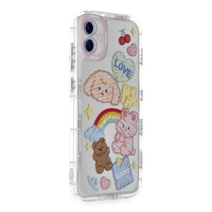 Newface Samsung Galaxy A05 Kılıf Reflexion Desenli Kapak - Desen 4