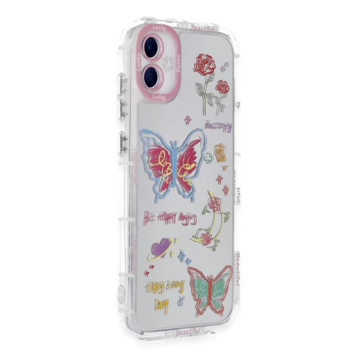Newface Samsung Galaxy A05 Kılıf Reflexion Desenli Kapak - Desen 8