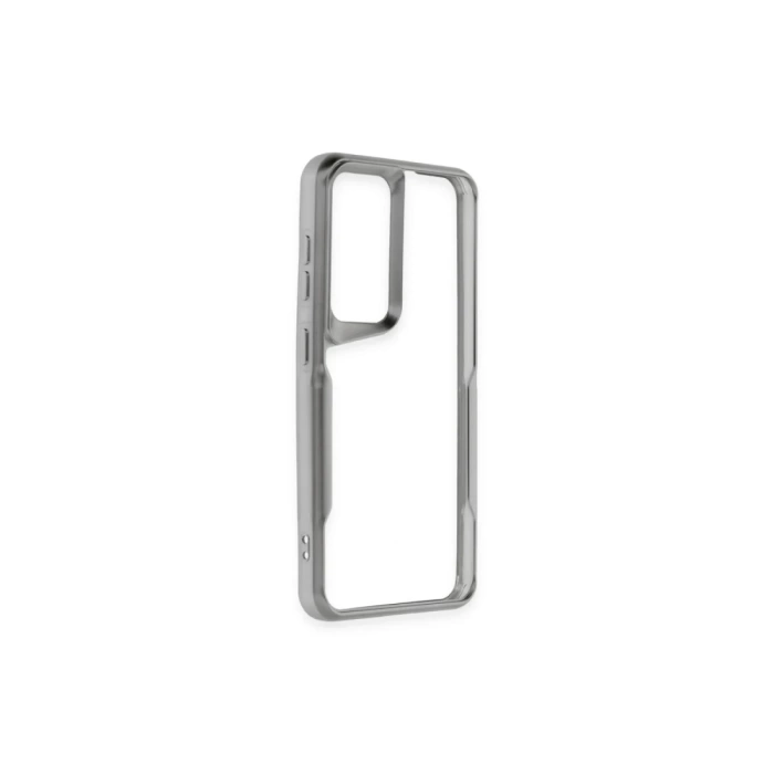 Newface Samsung Galaxy A05S Kılıf Boyi Silikon Kapak - Gümüş