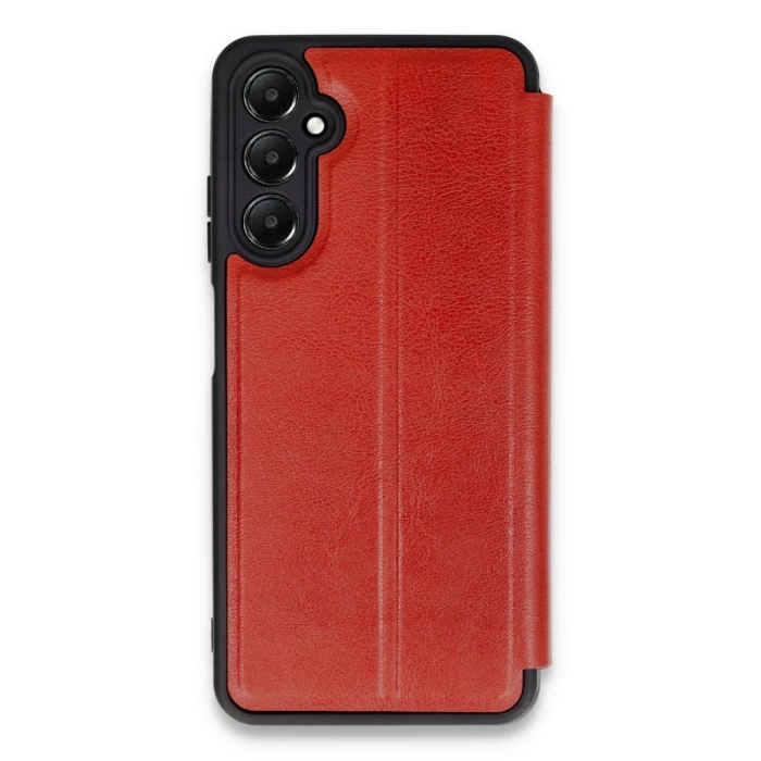 Newface Samsung Galaxy A05S Kılıf Flip Cover - Kırmızı