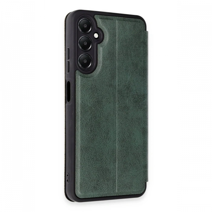 Newface Samsung Galaxy A05S Kılıf Flip Cover - Koyu Yeşil