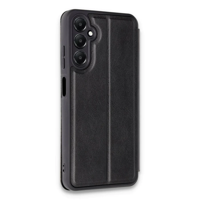 Newface Samsung Galaxy A05S Kılıf Flip Cover - Siyah