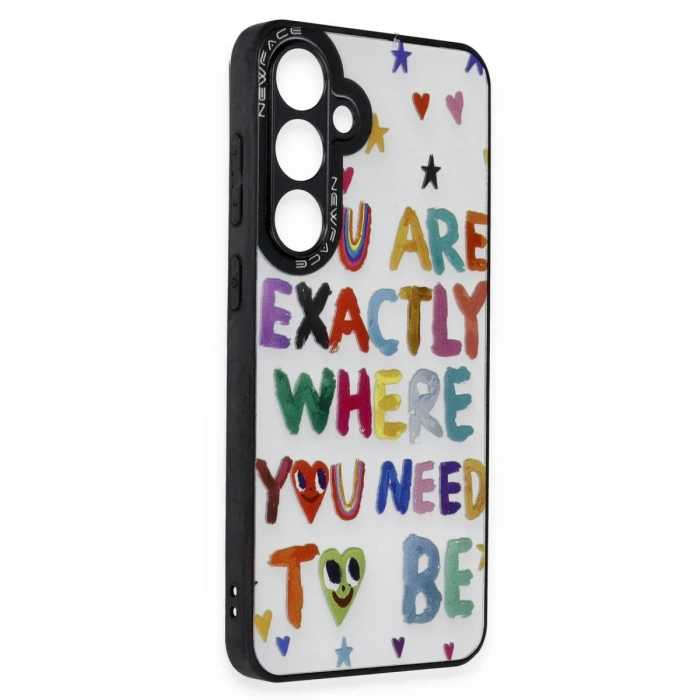 Newface Samsung Galaxy A05S Kılıf Mirror Desenli Kapak