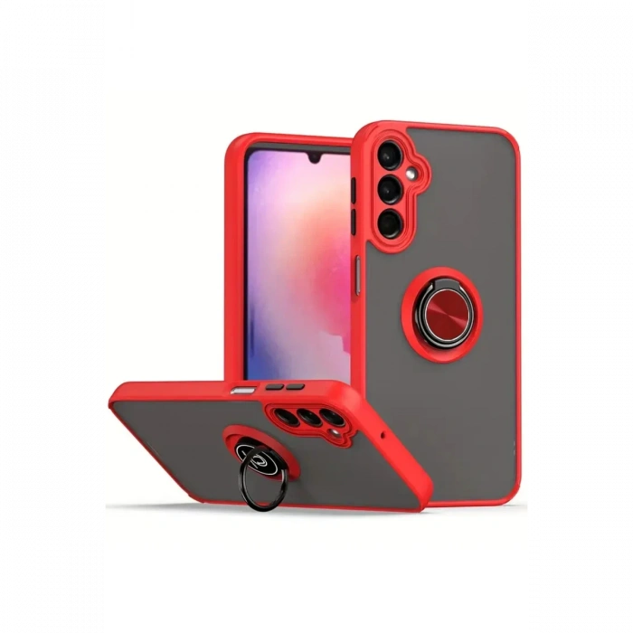 Newface Samsung Galaxy A05S Kılıf Montreal Yüzüklü Silikon Kapak