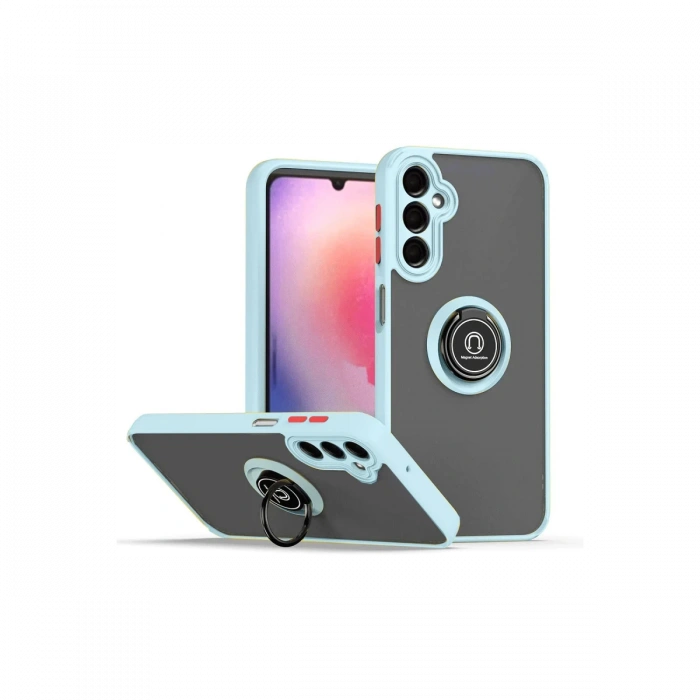 Newface Samsung Galaxy A05S Kılıf Montreal Yüzüklü Silikon Kapak