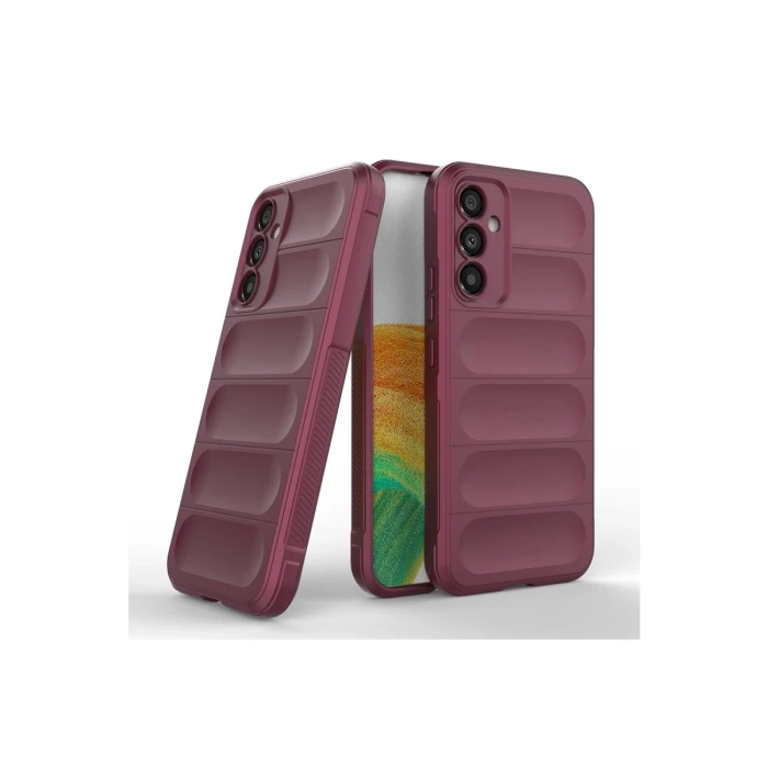 Newface Samsung Galaxy A05S Kılıf Optimum Silikon - Bordo