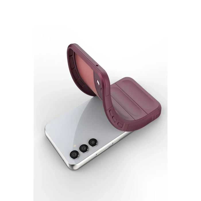 Newface Samsung Galaxy A05S Kılıf Optimum Silikon - Bordo