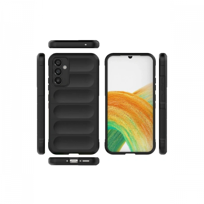 Newface Samsung Galaxy A05S Kılıf Optimum Silikon - Siyah