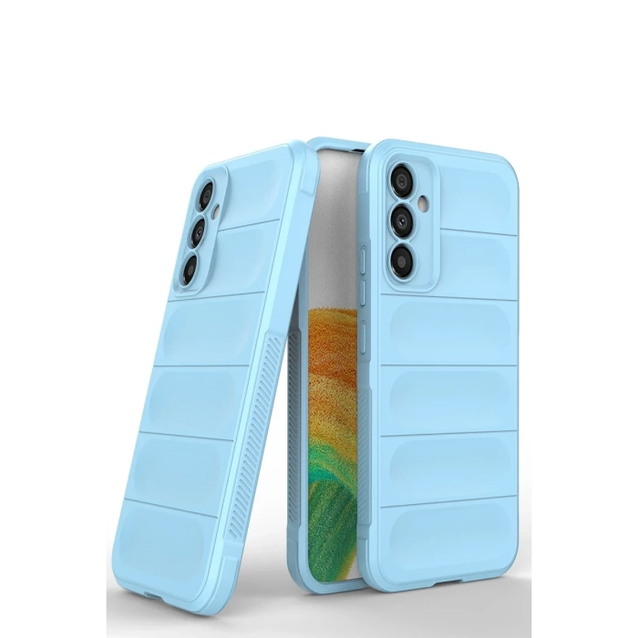 Newface Samsung Galaxy A05S Kılıf Optimum Silikon - Sky Blue