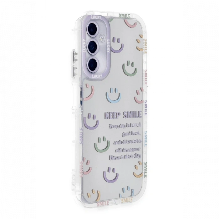 Newface Samsung Galaxy A05S Kılıf Reflexion Desenli Kapak - Desen 2