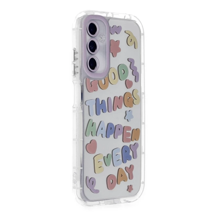 Newface Samsung Galaxy A05S Kılıf Reflexion Desenli Kapak - Desen 7