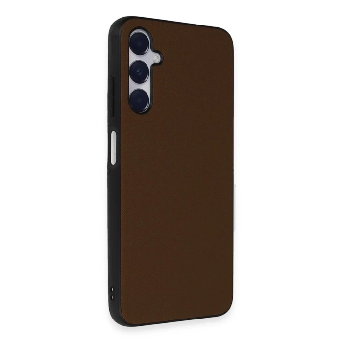 Newface Samsung Galaxy A05S Kılıf Taft Kapak - Kahverengi