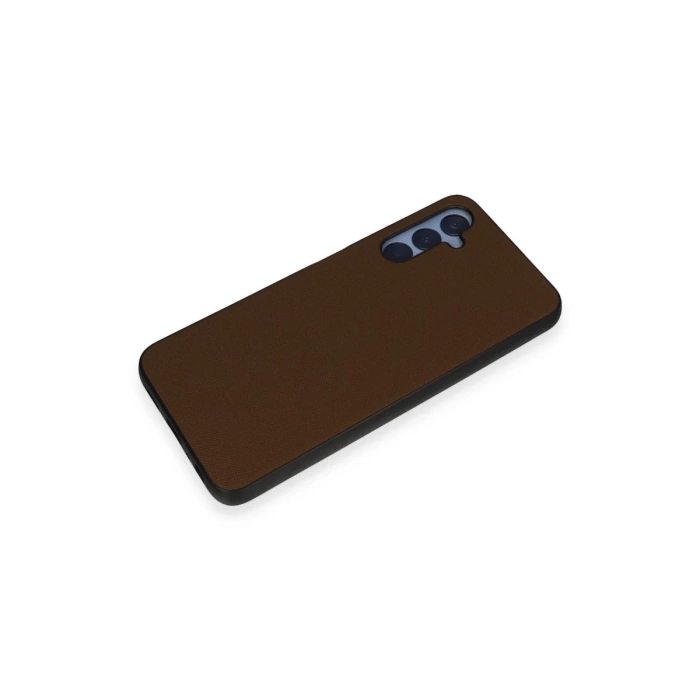 Newface Samsung Galaxy A05S Kılıf Taft Kapak - Kahverengi