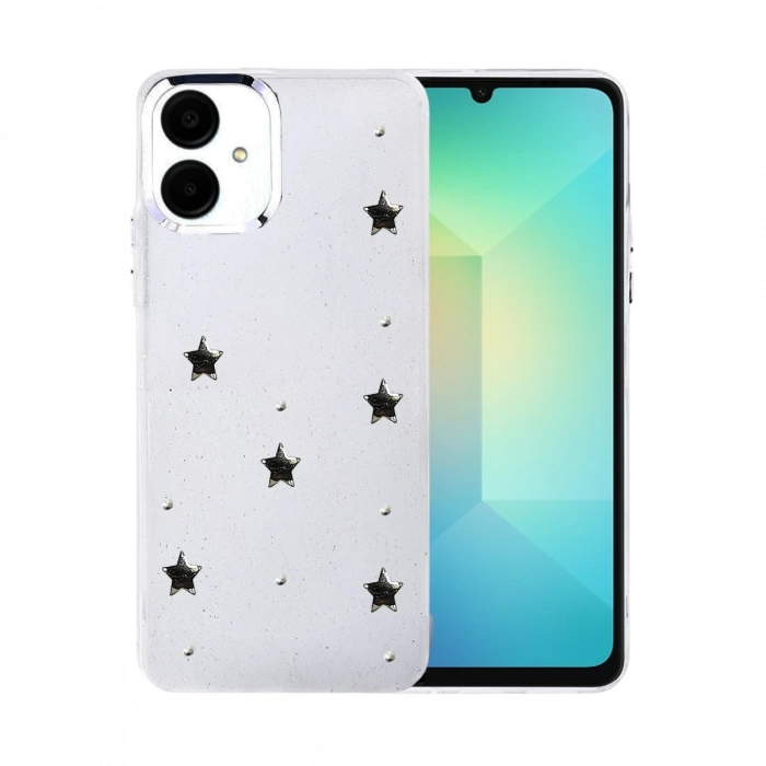 Samsung Galaxy A06 Fiyonk Desenli Kapak