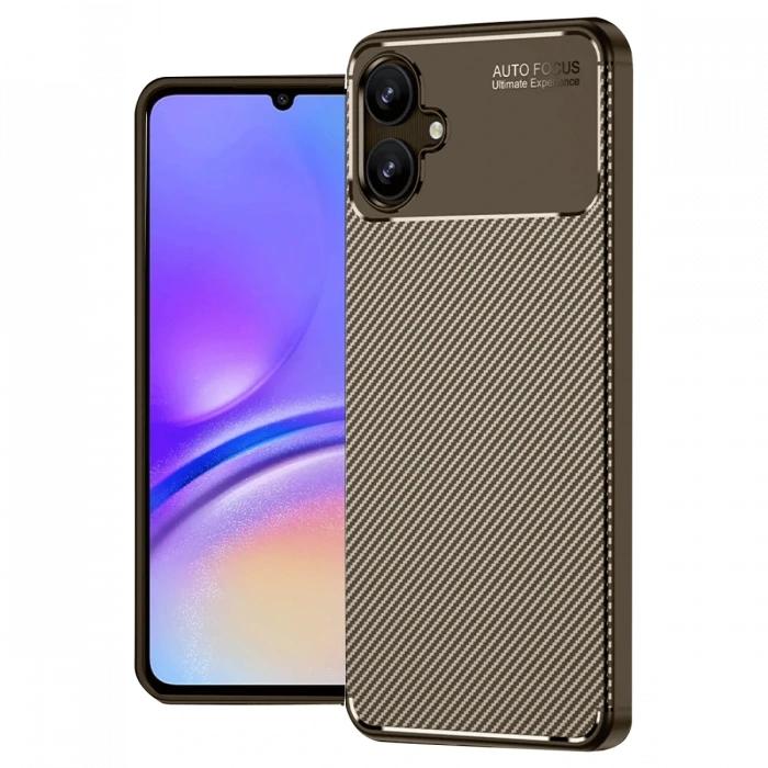 Samsung Galaxy A06 Kılıf Auto Focus Karbon Kapak