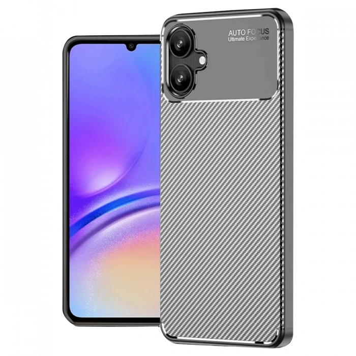Samsung Galaxy A06 Kılıf Auto Focus Karbon Kapak