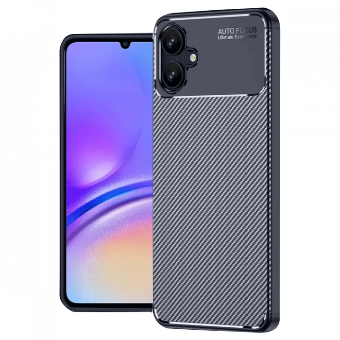 Newface Samsung Galaxy A06 Kılıf Auto Focus Karbon Kapak