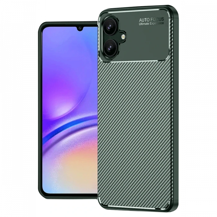 Newface Samsung Galaxy A06 Kılıf Auto Focus Karbon Kapak
