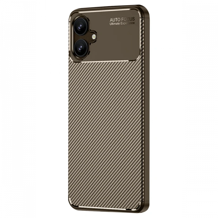 Samsung Galaxy A06 Kılıf Auto Focus Karbon Kapak