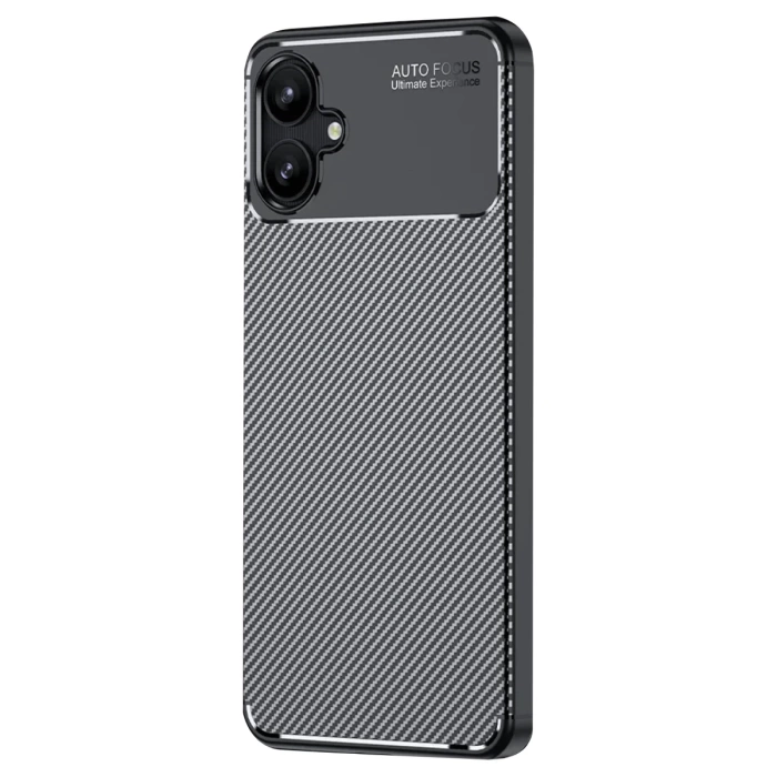 Newface Samsung Galaxy A06 Kılıf Auto Focus Karbon Kapak