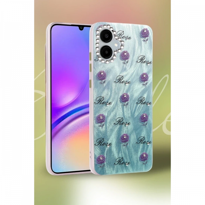 Newface Samsung Galaxy A06 Kılıf Blade Aynalı Desenli Kapak