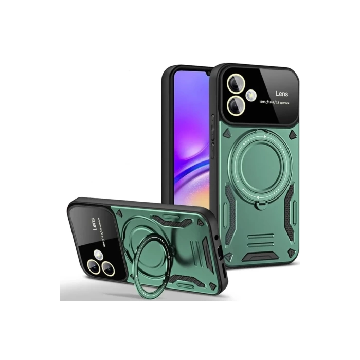 Newface Samsung Galaxy A06 Kılıf Joy Lens Standlı Kapak
