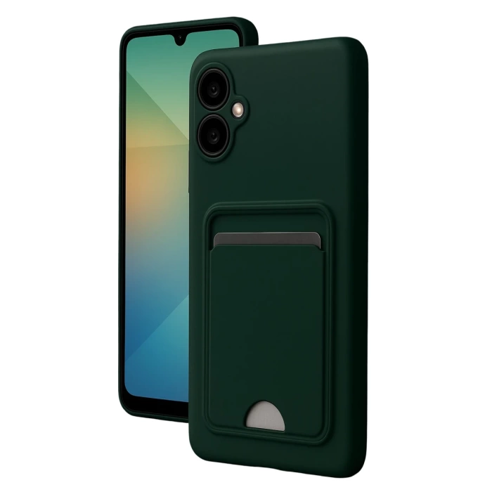 Newface Samsung Galaxy A06 Kılıf Kelvin Kartvizitli Silikon